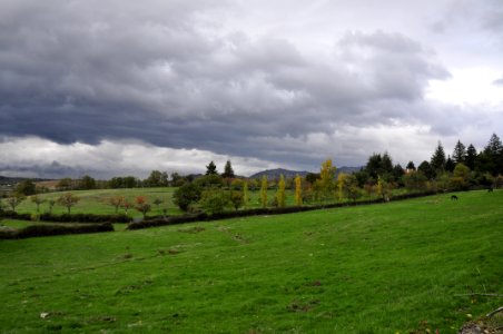 autumn clouds photo