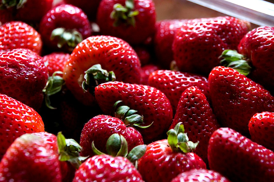 A Whole Pile of Strawberries