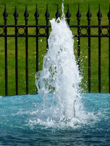 Flowing water stream of water transparency