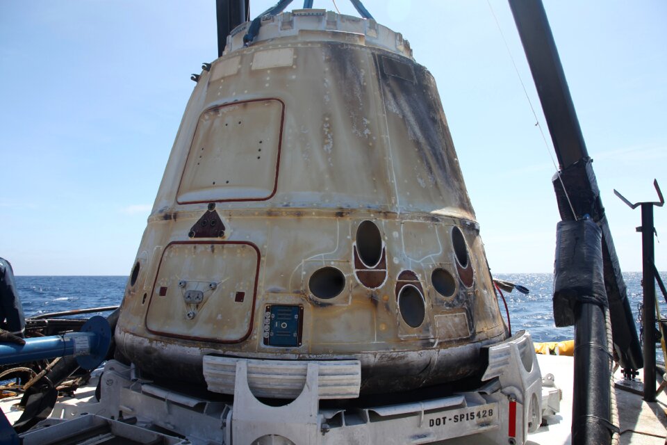 Space module capsule science photo