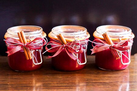 Homemade cranberry gift