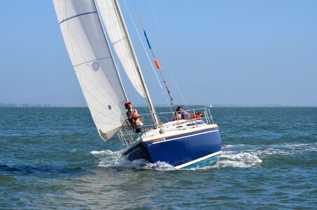 Ocean yacht wind photo