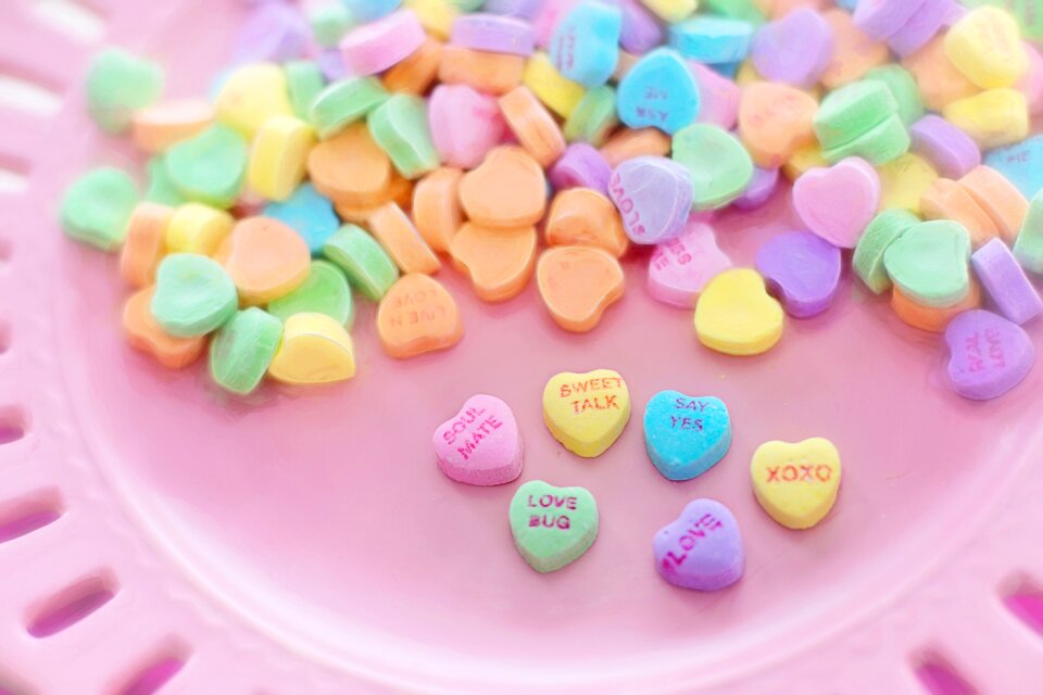 Sweet holiday pink heart