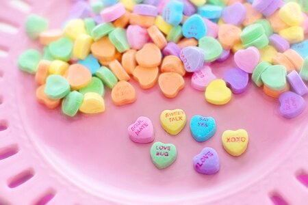 Sweet holiday pink heart
