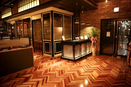 Restaurant buffet indoor