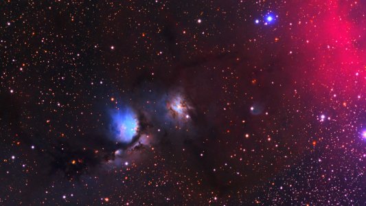 Messier 78 region in Orion