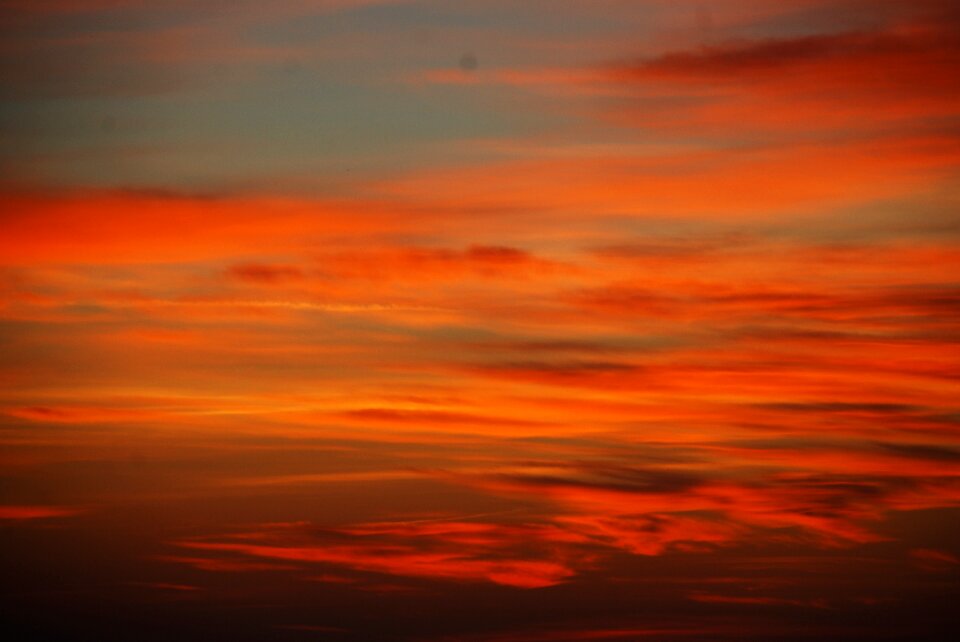 Barcelona dawn sky photo