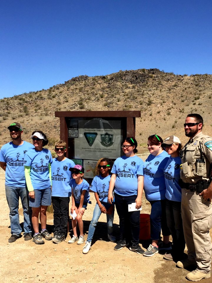 WINNER: Clean Up Middle School, Ridgecrest Filed Office
