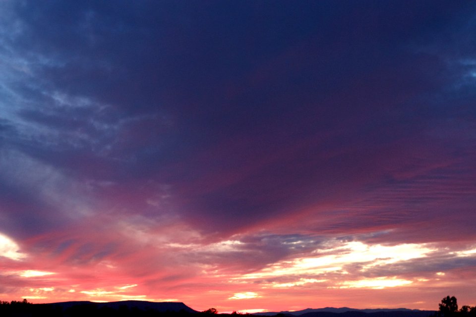 Day's Ending Explosion of Color