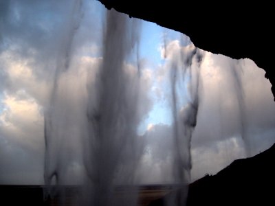 Behind the Falls
