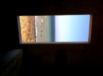 Looking at the Lost Coast from the Punta Gorda Lighthouse Window