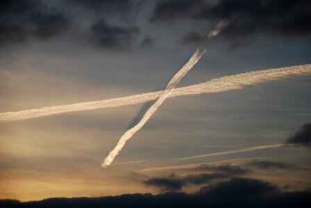 Dawn sky clowds