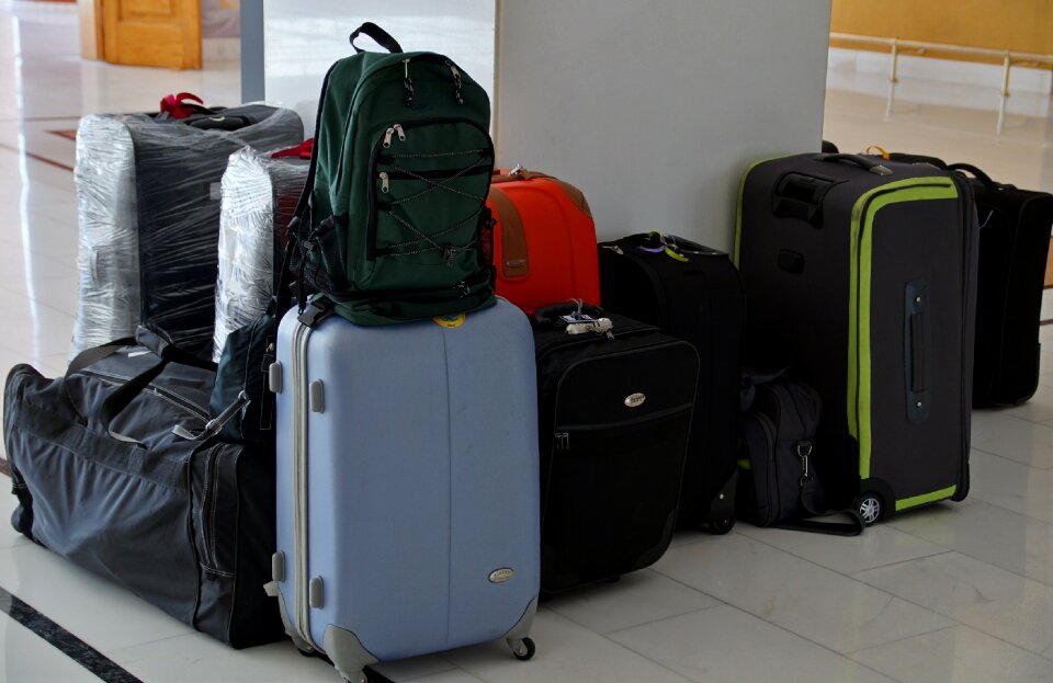Luggage travel packed