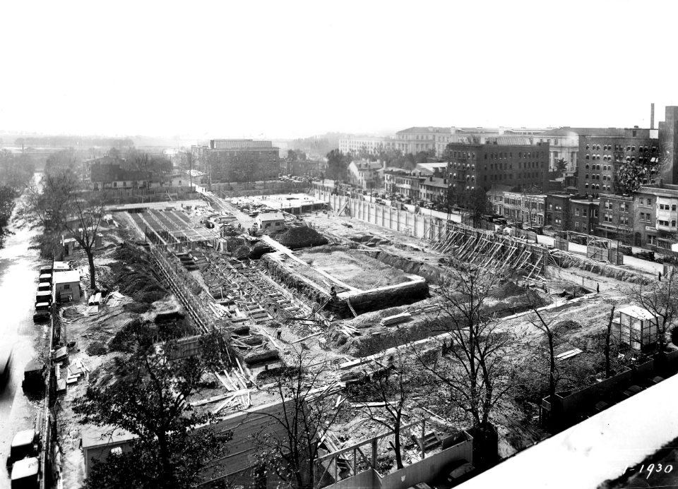 1930 (Nov 1) South Bldg Looking SW USDA Construction Photo Collection (1)
