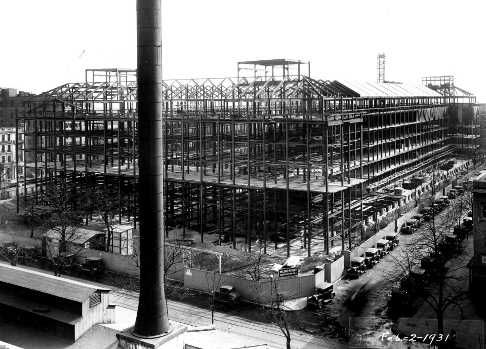 1931 (Feb 3) South Bldg Looking SE USDA Construction Photo Collection (1)
