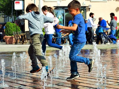 Friedrichshafen germany fountain photo