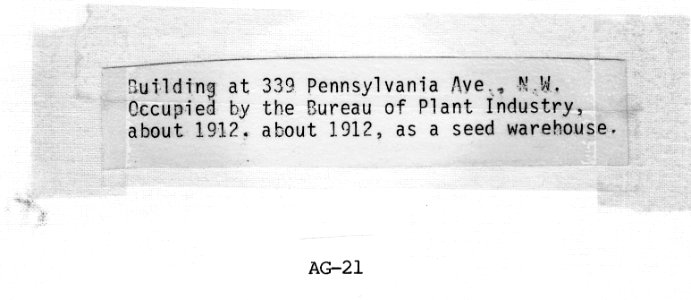 1912 (ca) Bldg at 339 Penna Ave NW USDA Construction Photo Collection (2)