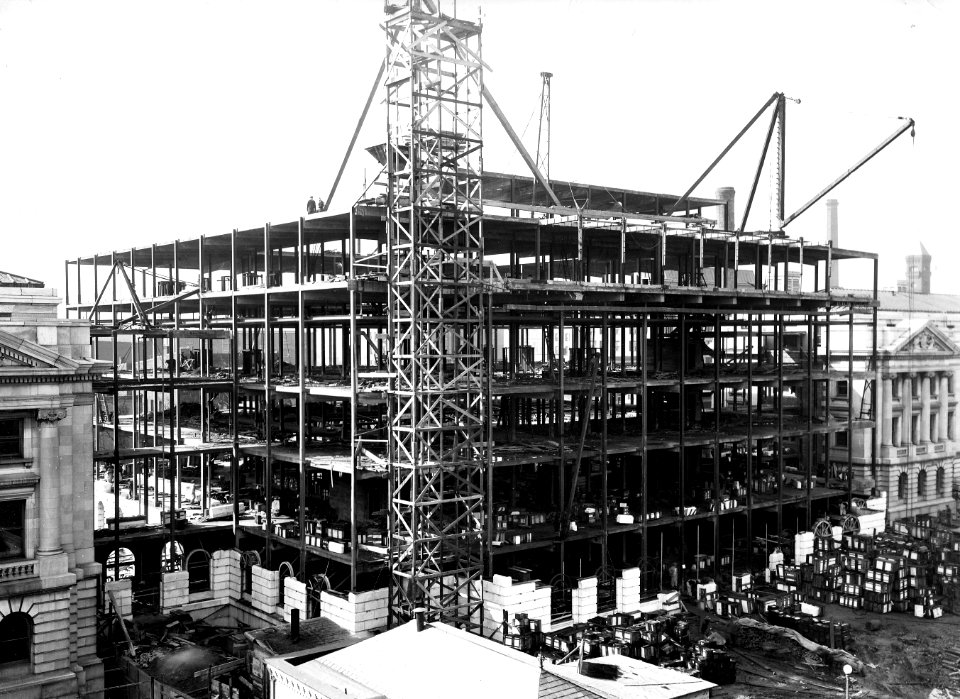 1929 (Mar 1) A Section Admin Bldg looking SW USDA Construction Photo Collection (1)
