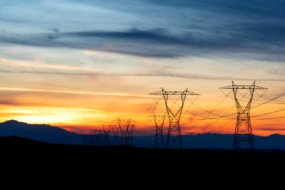 Transmission lines in the Palm Springs-South Coast Field Office