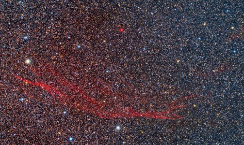 SH2-91, The Swan's second supernova remnant and Campbell's Hydrogen star. DSLR Image photo