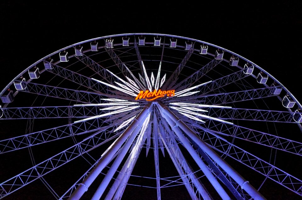 Ferris wheel fire thailand