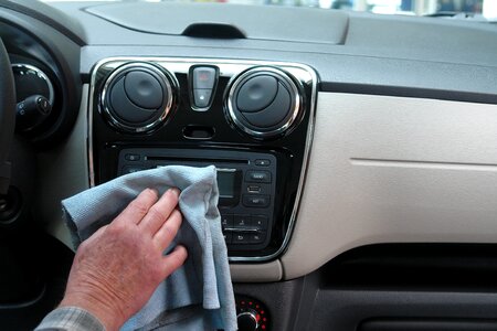 Car care inside cleaning