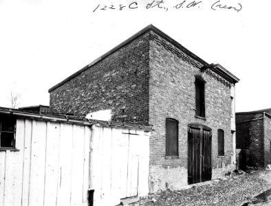 1912 (ca) Bldg in rear of 1228 C St SW USDA Construction Photo Collection (1)
