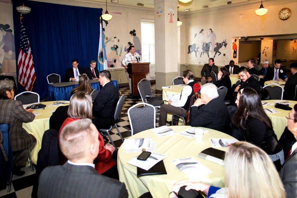 Native American Policy Signing Ceremony