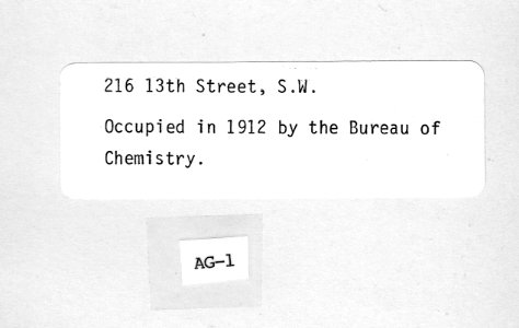 1912 (ca) 216 13th St SW USDA Construction Photo Collection (2)