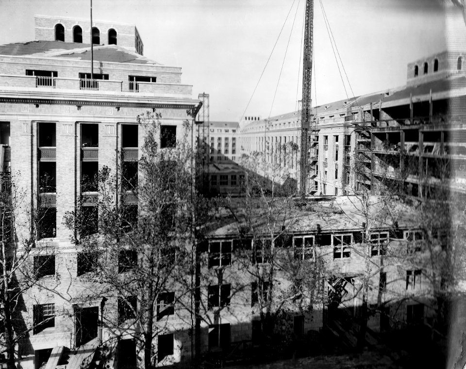 1931 (Nov 2) South Bldg Looking NE USDA Construction Photo Collection (1)