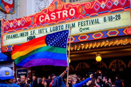 #lovewins celebration in the Castro photo