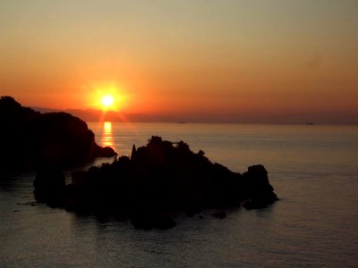Dawn Sunset-Isola Bella-Taormina-Sicilia-Italy - Creative Commons by gnuckx