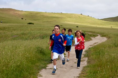 Students Run at Fort Ord photo