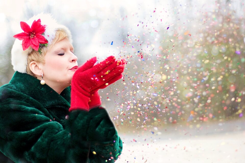 Seasonal winter snow