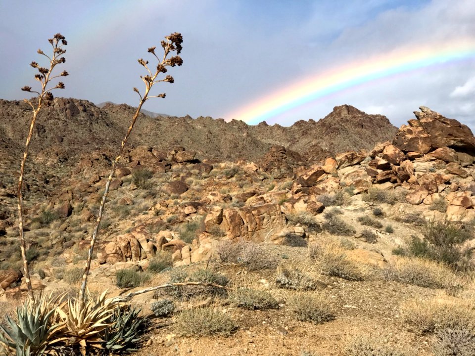 Rainbow Over Santa Rosa Mountains, Palm Springs South Coast Field Office