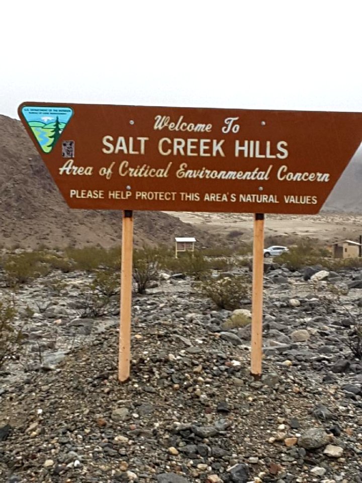 Sign at Salt Creek Hills