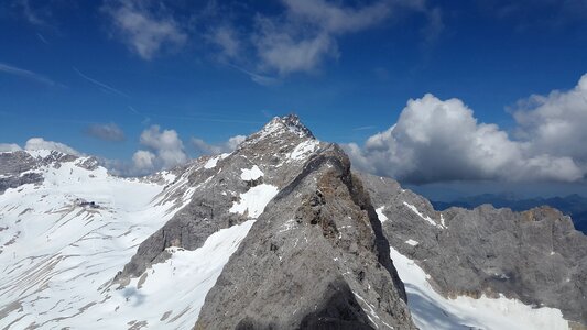 Zugspitze massif mountains alpine photo