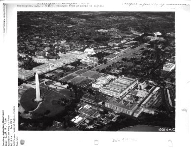 1936 (Sep 9) Fed Triangle from Monument to Capitol NARAII RG 18 AA Box 159