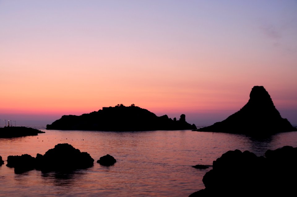 Islands of the Cyclops at Dawn Sicily Italy - Creative Commons by gnuckx