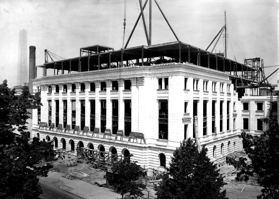 1929 (june 1) A Section Admin Bldg looking NW USDA Construction Photo Collection (1)