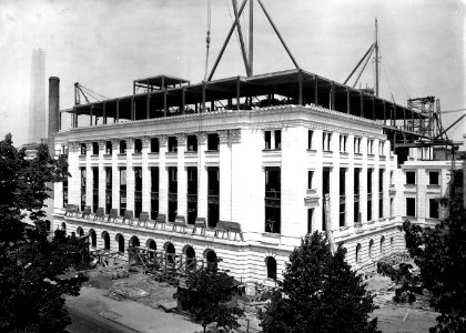 1929 (june 1) A Section Admin Bldg looking NW USDA Construction Photo Collection (1)