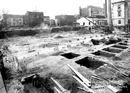 1928 (May 1) Continued Construction on Admin Bldg USDA Construction Photo Collection (1)