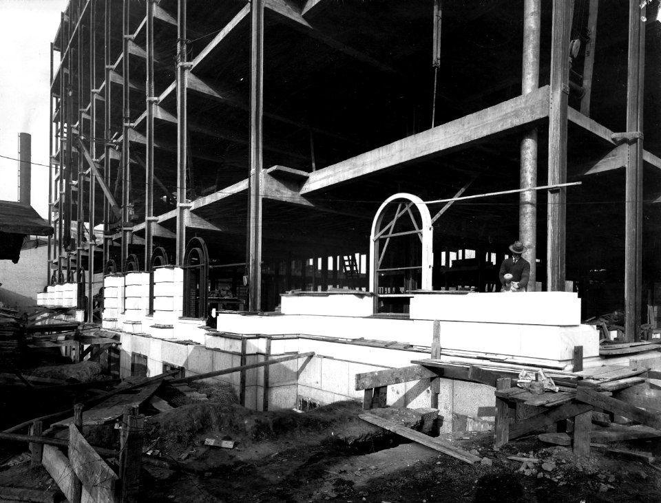 1928 (Dec 31) A Section Admin Bldg looking NW USDA Construction Photo Collection (1)