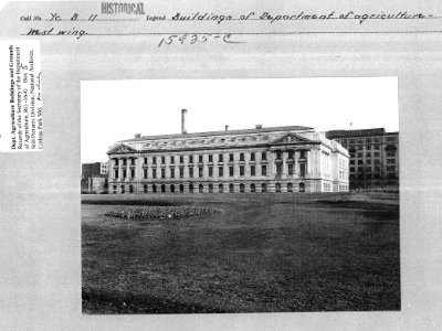 1928 (pre) West wing looking south NARA RG 16 G Box 5