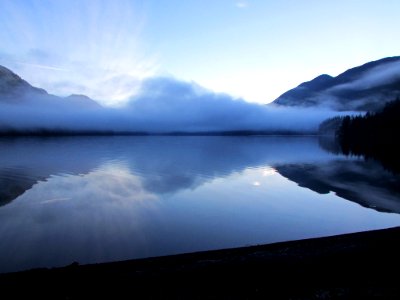 Lake Crescent at Olympic NP in WA