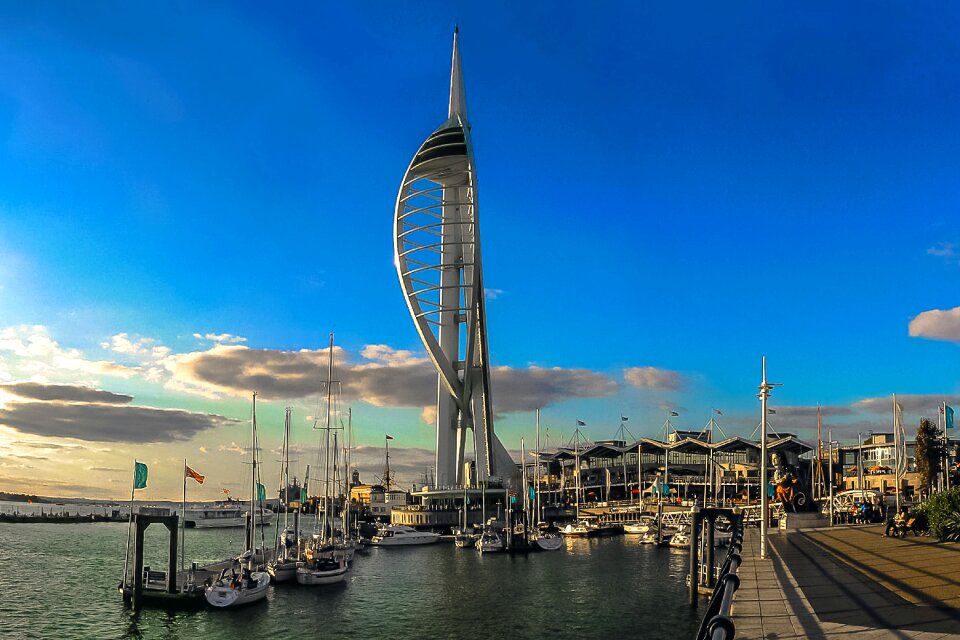 Portsmouth spinakker tower port