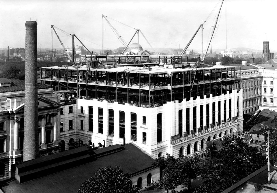 1929 (May 1) A Section Admin Bldg looking NE USDA Construction Photo Collection (1)