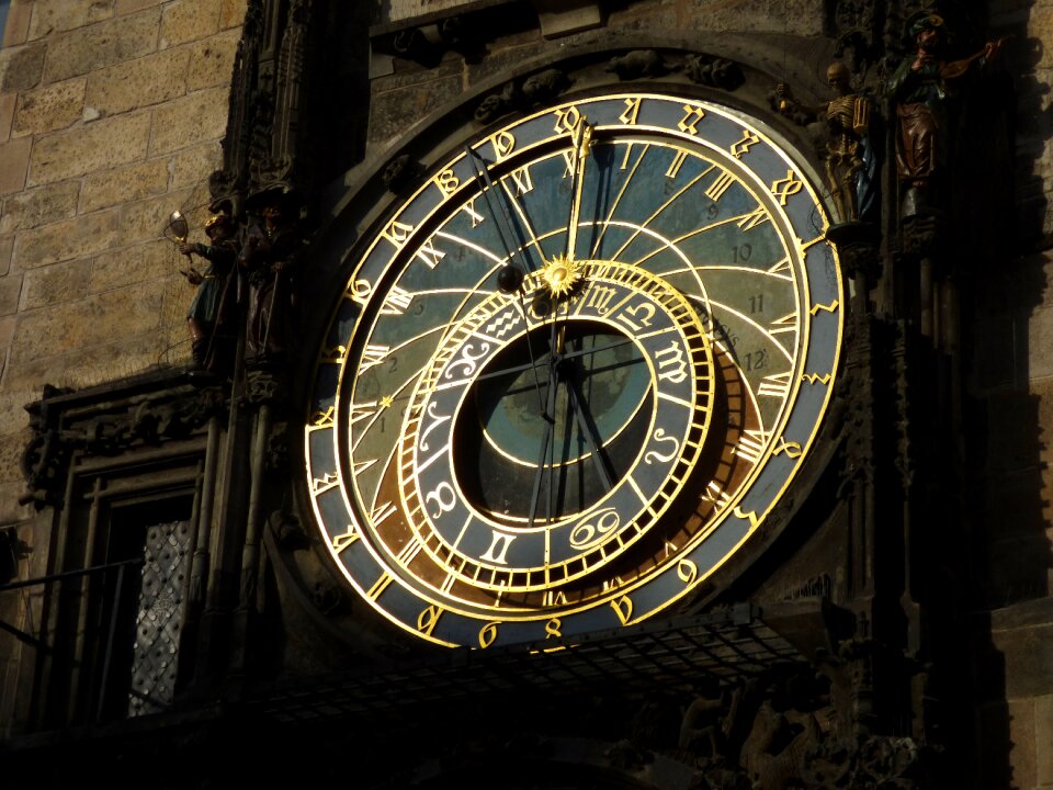 The town hall clock monument