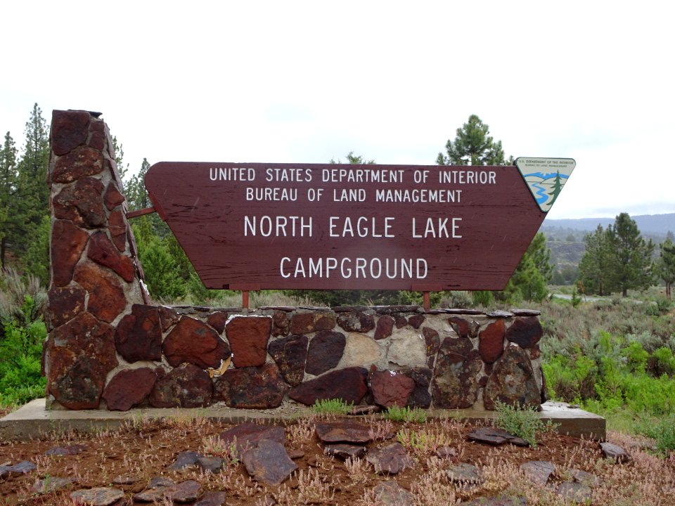 Sign for North Eagle Lake Campground