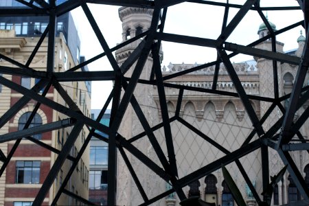 Outside the Fed Square Atrium
